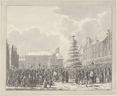 Omwenteling te Haarlem, 19 januari 1795 by Vincent Jansz van der Vinne