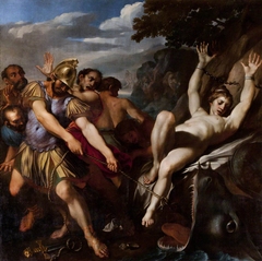 Orlando delivering Olympia from the Sea-monster by Ludovico Carracci