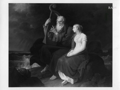 Ossian und Malvina am Meeresstrand by Johann Peter Krafft