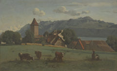 Ouchy, près de Lausanne by Jean-Baptiste-Camille Corot 1