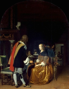 Oyster Eaters by Frans van Mieris the Elder