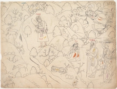 Page from a Dispersed Ramayana (Story of Rama) by Anonymous