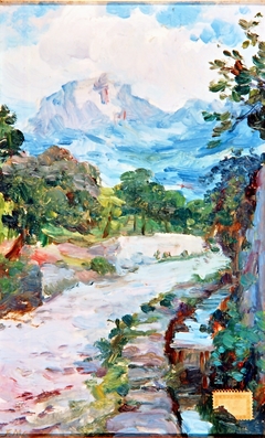 Paisaje de Sóller (Mallorca) by Francisco Maura y Montaner