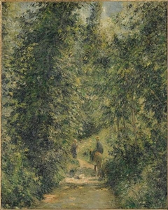 Path through the Woods, Summer by Camille Pissarro