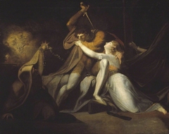 Percival Delivering Belisane from the Enchantment of Urma by Johann Heinrich Füssli