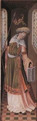 Personification of the Jewish Religion (Synagoga) by Master of the Bruges Legend of St Ursula