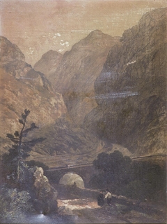 Pont Aberglaslyn by Edward Price