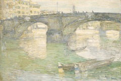 Ponte Santa Trinità by Childe Hassam