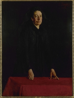 Portrait de Louise Michel (1830-1905), à la tribune by Louis Tinayre