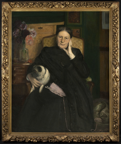 Portrait de Madame Emile Blanche, mère de l'artiste by Jacques-Émile Blanche