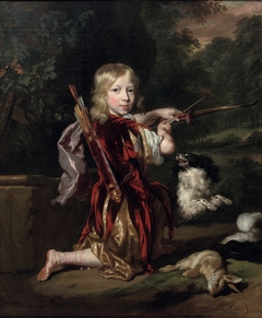 Portrait of a Boy as a Hunter by Nicolaes Maes