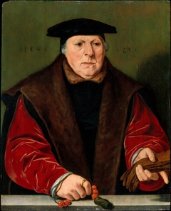 Portrait of a Man with a Rosary by Copy after Jan Cornelisz Vermeyen