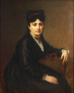 Portrait of a woman by Carl Huns