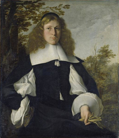 Portrait of a young man at half length by Bartholomeus van der Helst