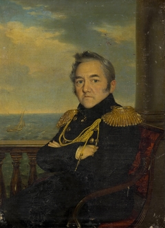 "Portrait of Admiral Mikhail Lazarev" by Robert Schwede