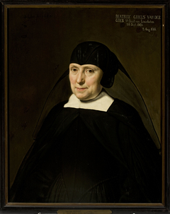 Portrait of Beatrix Gibels van Linschoten by Jan van Bijlert