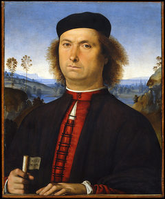 Portrait of Francesco delle Opere by Pietro Perugino