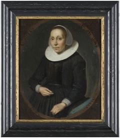 Portrait of Gerlske van Amama by Matthijs Harings