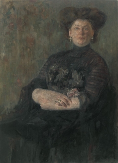 Portrait of Helena Chmielarczykowa by Olga Boznańska