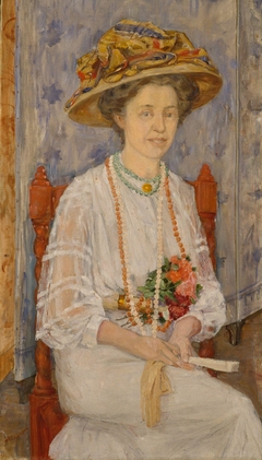 Portrait of Ingeborg Lercke by Anders Castus Svarstad