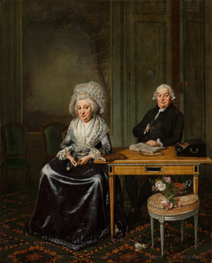 Portrait of Jacob Feitama (1726-1797) and his Wife, Elisabeth de Haan (1735-1800) by Wybrand Hendricks