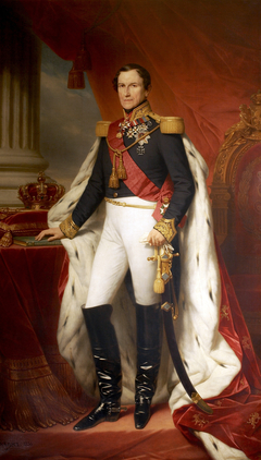 Portrait of Leopold I, King of the Belgians. by Nicaise De Keyser