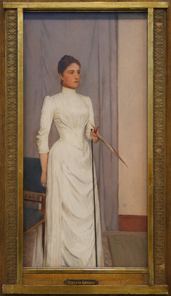 Portrait of Madeleine Mabille by Fernand Khnopff