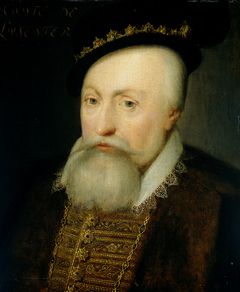 Portrait of Robert Dudley (1532-88), Earl of Leicester by Jan van Ravesteyn