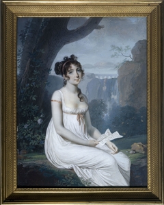 Portrait présumé de la cantatrice Carolina Bianchi by Joseph Bouton