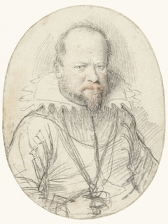 Portret van een voorname heer by Aegidius Sadeler