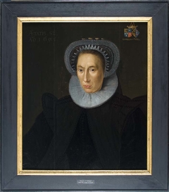 Portret van Frouckje van Goslinga by anonymous painter