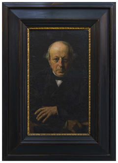 Portret van Gerardus Huibert Veth, vader van de schilder Jan Veth by Jan Veth