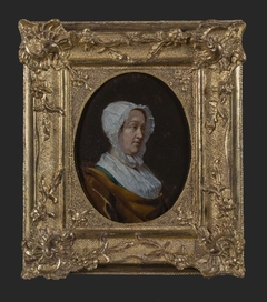 Portret van Marietje Mooy of Mooij (1695-1762) by Jan Stolker