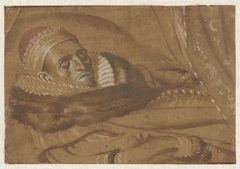 Prins Maurits op zijn doodsbed by Adriaen Pietersz. van de Venne