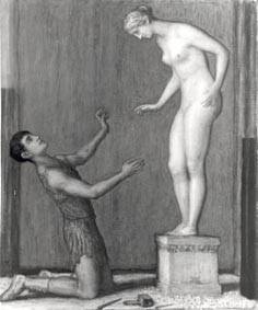 Pygmalion by Franz Stuck