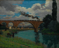 Railroad Bridge over the Marne at Joinville by Armand Guillaumin