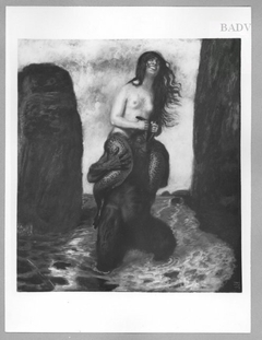 Rape of a maremaid by Franz Stuck