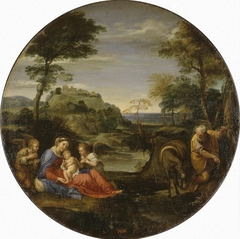 Rest on the Flight into Egypt by Annibale Carracci