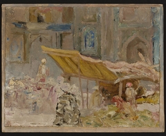 Samarkand – fruit market. From the journey to Turkestan by Jan Ciągliński