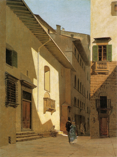 Santa Maria dei Bardi in Florence by Telemaco Signorini