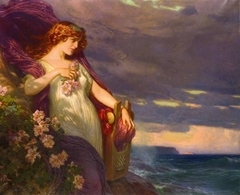 Sappho by Julius Kronberg