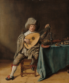 Self-Portrait as a Lute Player by Jan Miense Molenaer