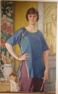 Self-Portrait by Kathleen McEnery Cunningham