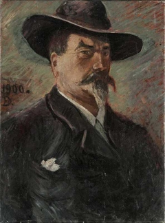 Selfportrait by Karl Edvard Diriks