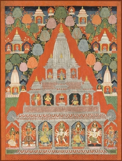 Shaiva Shrines in a Landscape by Anonymous