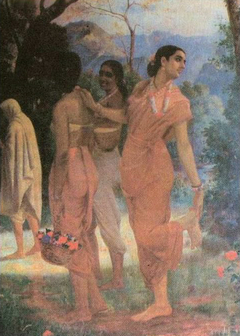 Shakuntala by Raja Ravi Varma