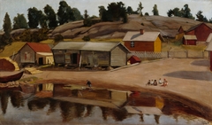 Shore View from Koivisto by Hugo Simberg