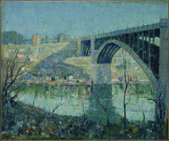 Spring Night, Harlem River by Ernest Lawson