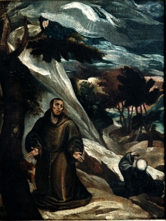 St. Francis in a landscape by El Greco