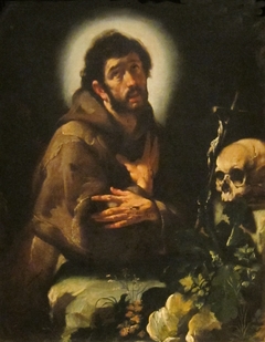 St. Francis in Ecstasy by Bernardo Strozzi